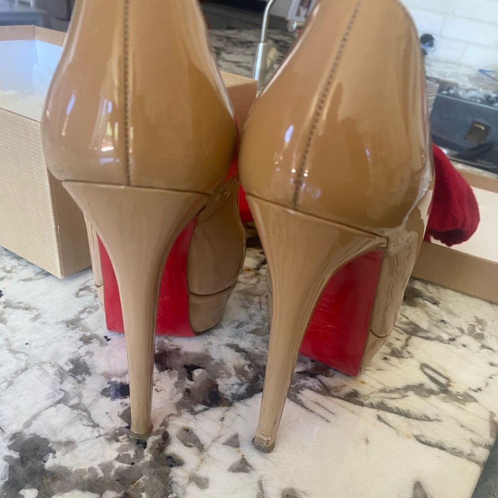 Christian Loubotin Bianca 140 Patent Leather